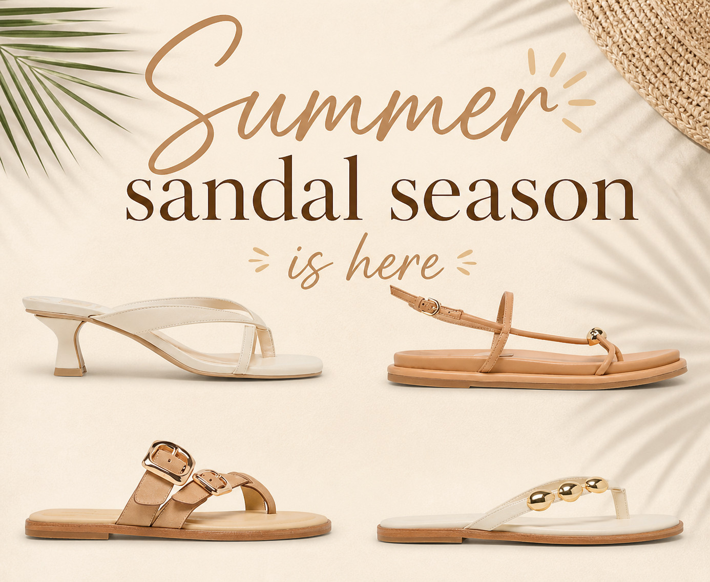 Summer Sandal Season Is Here ☀️👡


Summer sandal season is officially here and these neutral, chic styles are EVERYTHING 🤍 From minimal heels to everyday flats, these are the perfect go-to shoes to elevate your warm weather outfits. Easy to dress up or down, super versatile, and effortlessly stylish — you’ll wear these on repeat all season long.

Tap to shop my favorite summer sandals and step into your best summer style ✨


Shop all my top sandal picks now on LTK before they sell out!


#LTKStyle #LTKSeasonal #SummerStyle #SummerSandals #NeutralStyle #EffortlessStyle #CapsuleWardrobe #MinimalStyle #EverydayFashion #LTKFinds #ChicStyle #WarmWeatherStyle #VacationOutfits #StyleInspo #FashionOver40 

 