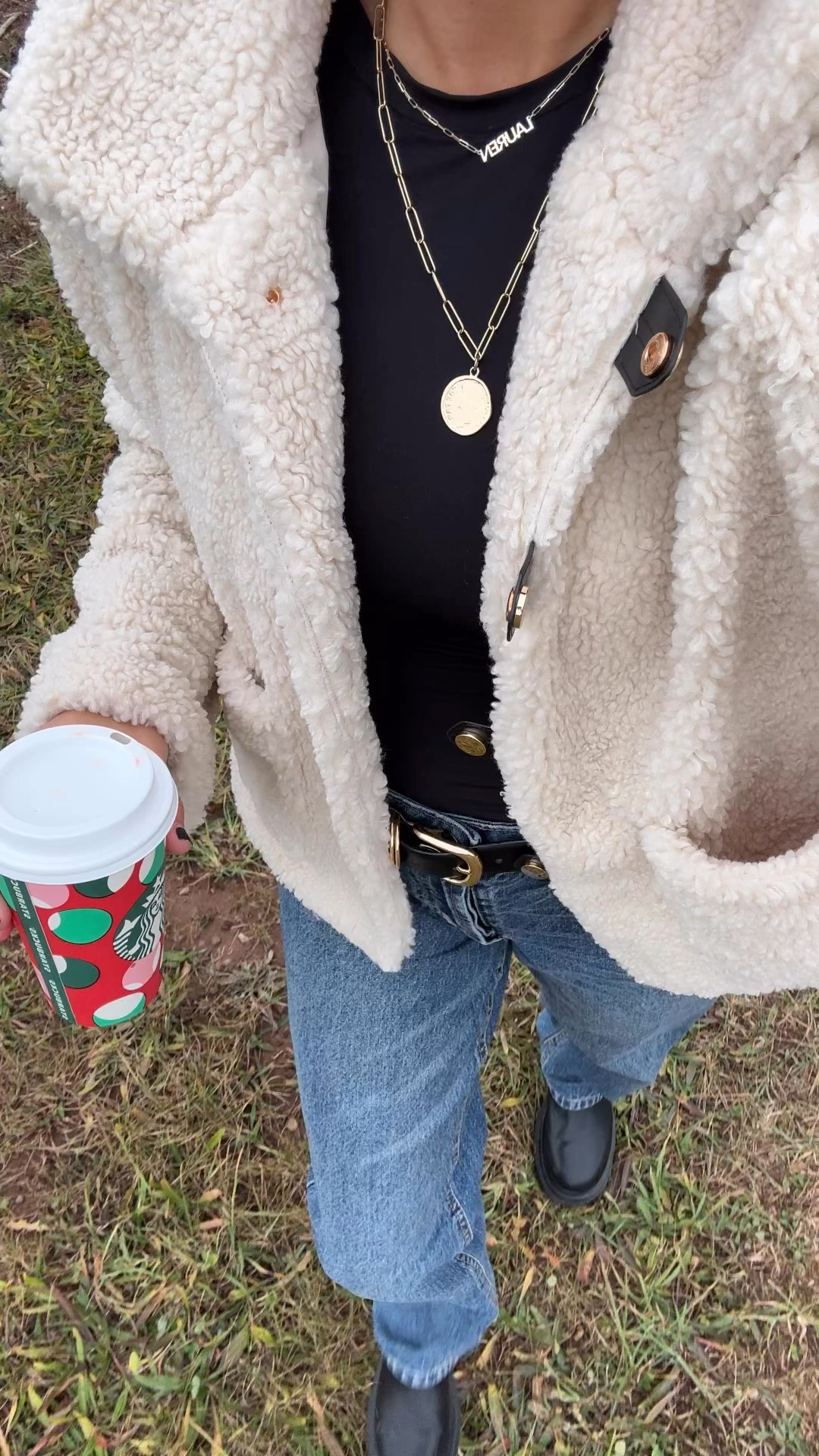 Al and I wore on the tree farm! Use code LAIREN30NOV for 30% OFF on jacket.

Christmas outfit, casual outfit, sure buck coat, best jeans.

#LTKSaleAlert #LTKSeasonal