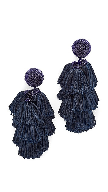 Cha Cha Fringe Clip On Earrings | Shopbop