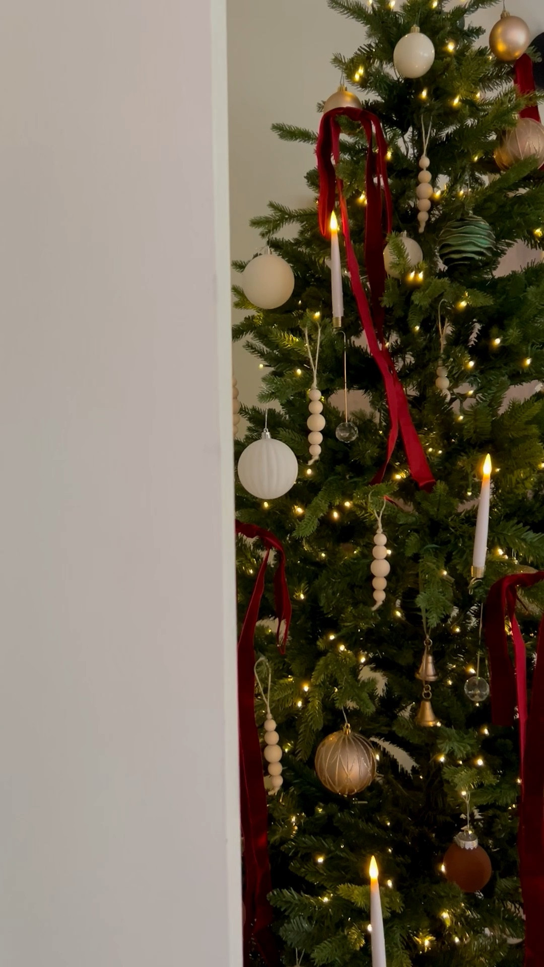 Classic Christmas tree inspiration. Red velvet bows, gold accents, nostalgic candles + more! 

#LTKHome #LTKSeasonal #LTKHoliday