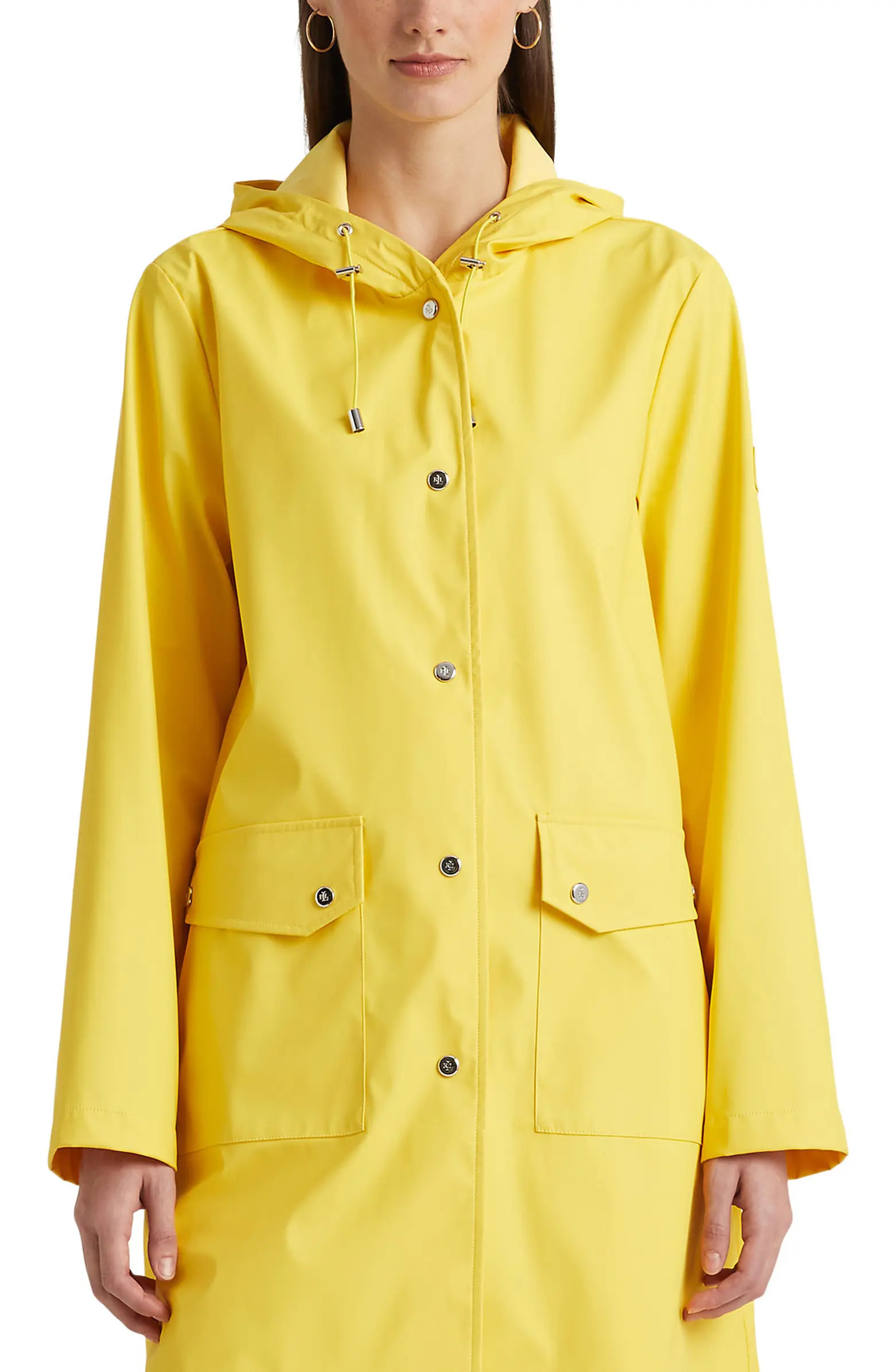 Hooded Longline Rain Slicker | Nordstrom