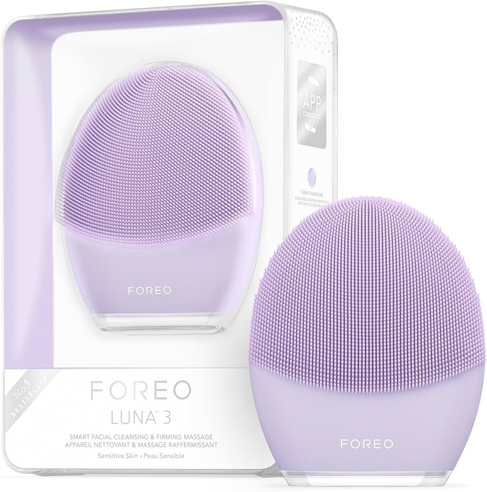 FOREO Luna 3 Facial Cleansing Brush | Anti Aging Face Massager | Enhances Absorption of Facial Sk... | Amazon (US)