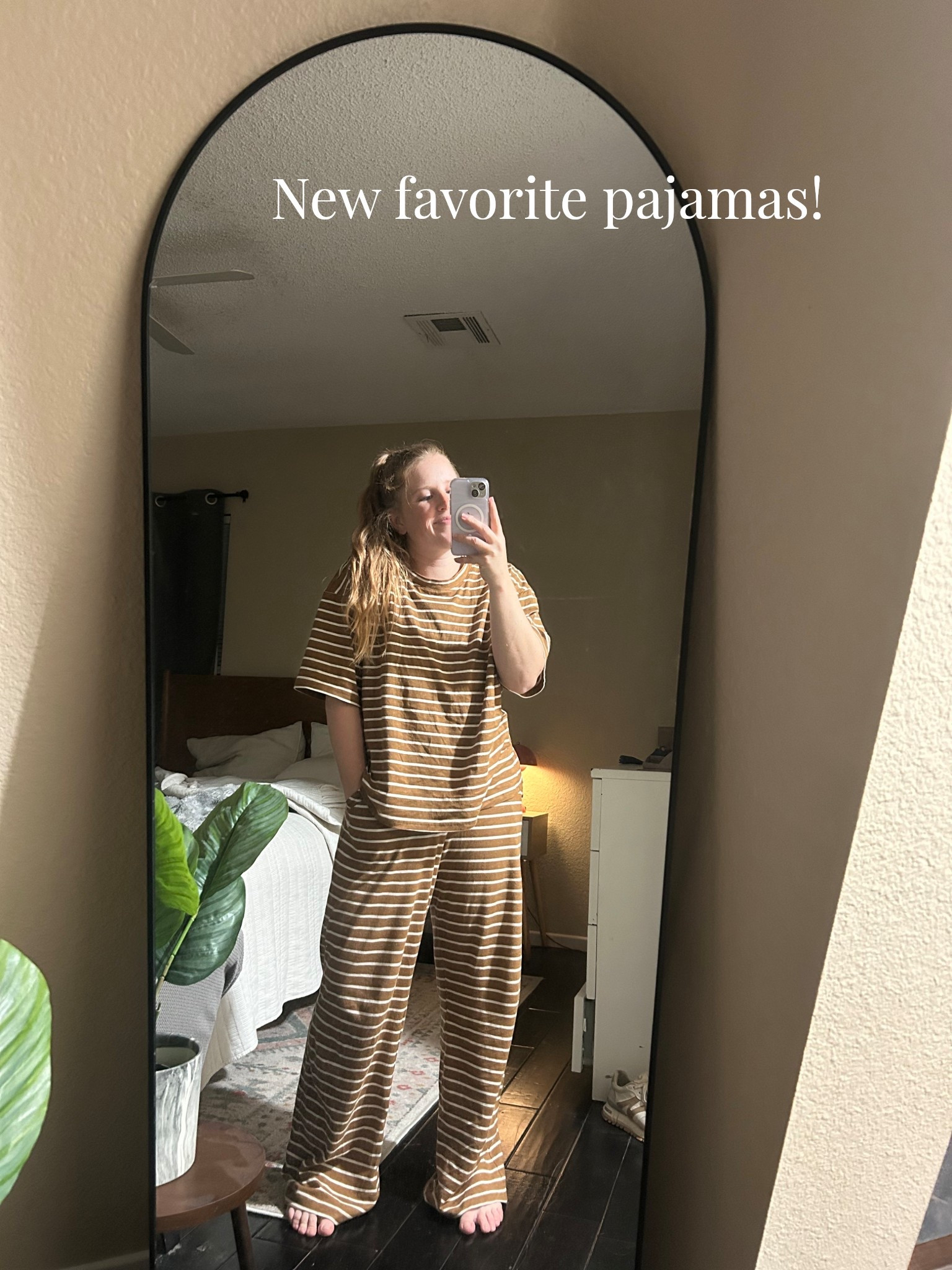 You should probably get these pajamas in your closet!! I told my husband I will get rid of all my other pajamas because I wanna wear these EVERY night! So cute and soft! 