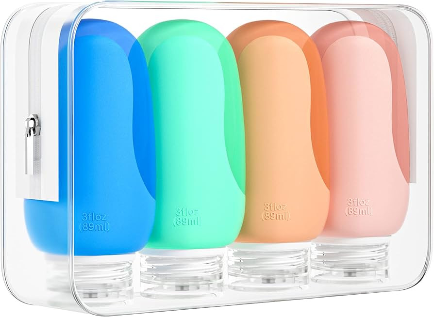 Morfone Travel Bottles Set for Toiletries, Tsa Approved Travel Size Containers BPA Free Leak Proo... | Amazon (US)