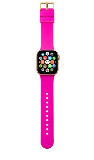 Antimicrobial Apple Watchband in Neon Pink | Revolve Clothing (Global)