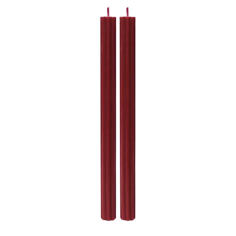 Better Homes & Gardens Unscented Taper Candles, Red, 2-Pack, 11 inches Height | Walmart (US)