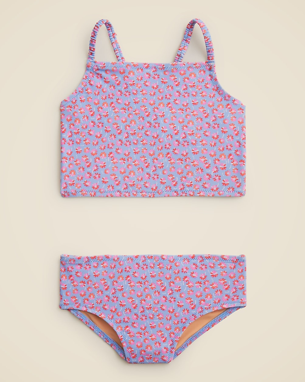 Girls' ruched-strap two-piece swimsuit | J. Crew US