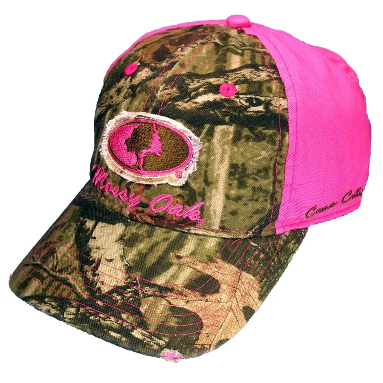 Womens Mossy Oak Camo Cap with hot pink logo Camo Cutie Cap | Walmart (US)