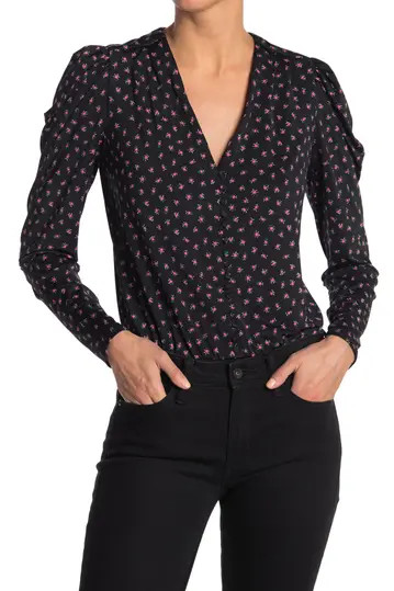 Fanny Printed Long Sleeve Bodysuit | Nordstrom Rack