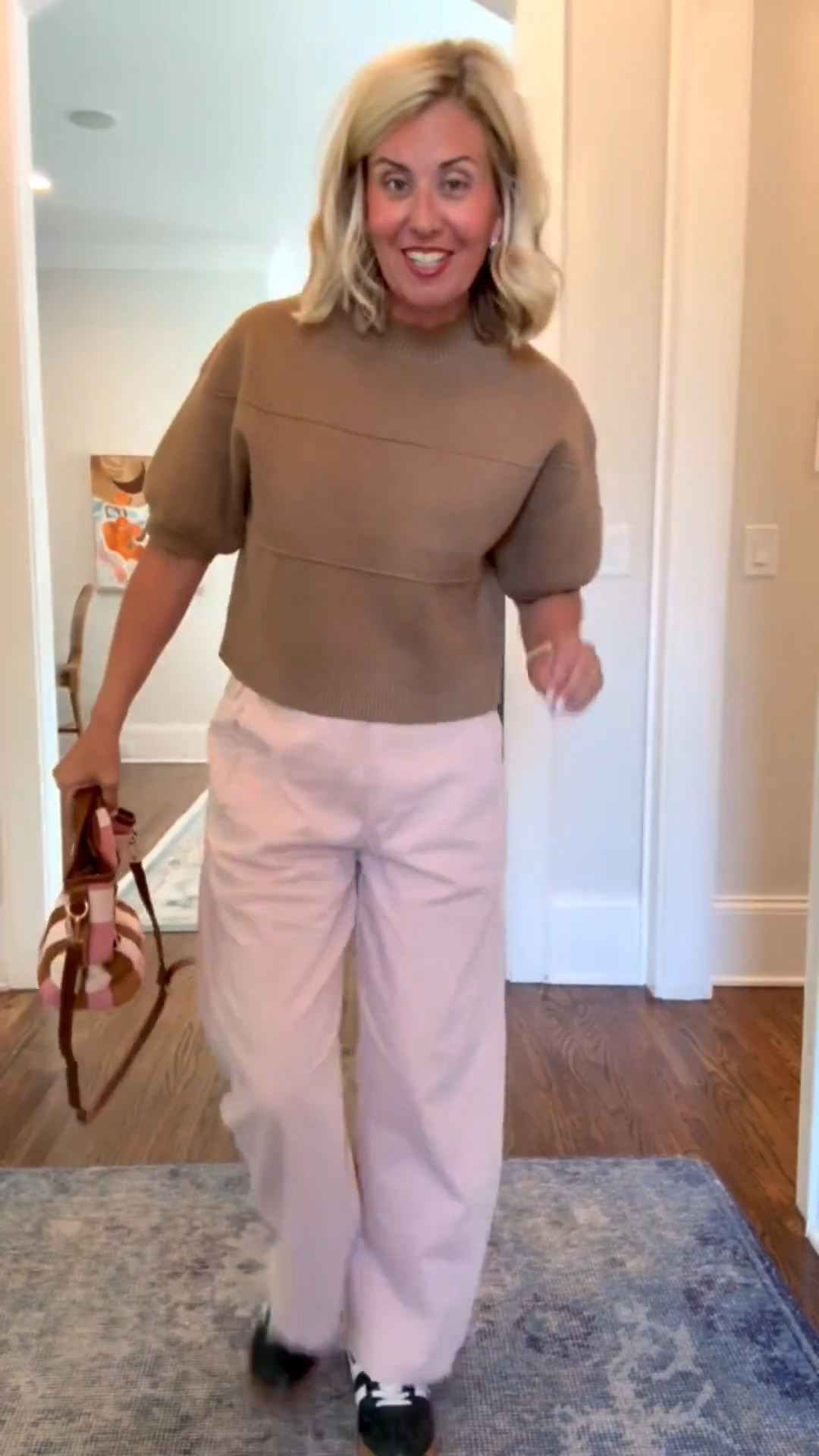 My new favorite top from Anthro paired with the ever so popular Izzie pants! 
Top - xs
Pants - small petite 
Sneakers - 8 tts 

@Anthropologie 
#anthropartner

#LTKPetite #LTKOver40 #LTKSeasonal