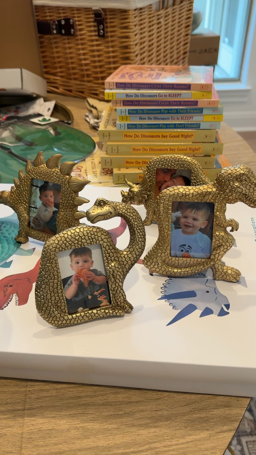 We are having a Jurassic Park 2 birthday party for my son’s second birthday!! Love these dinosaur mini frames, dinosaur books before bed as party favors, and dinosaur decor. We are using for his party. He’s a toddler and he’ll be able to save a lot of these things and I just love all the decor we picked so I’m linking them all here if you happen to be planning a kid birthday!♥️🦖✨

#LTKmomlife #LTKKids