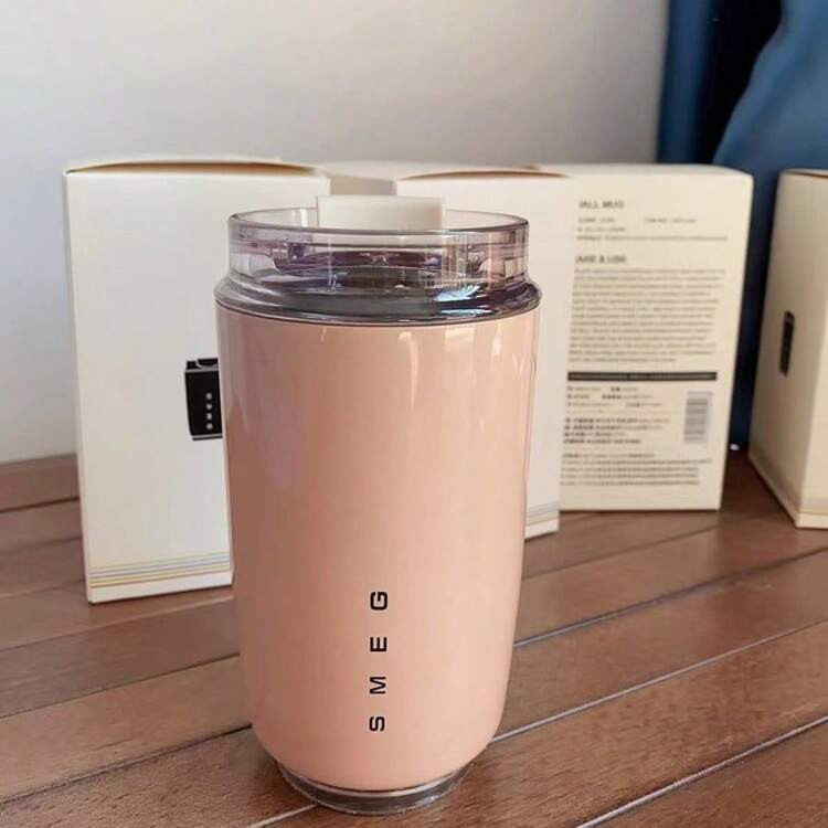 Taza de café portátil premium de acero inoxidable 304, doble capa de aislamiento para frío y c... | SHEIN