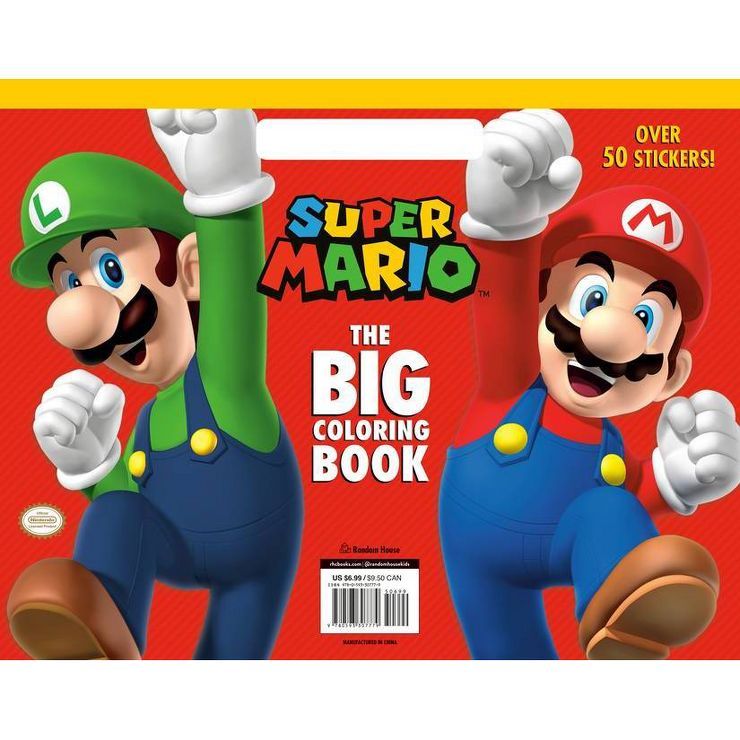 Super Mario: The Big Coloring Book (Nintendo) - by  Random House (Paperback) | Target