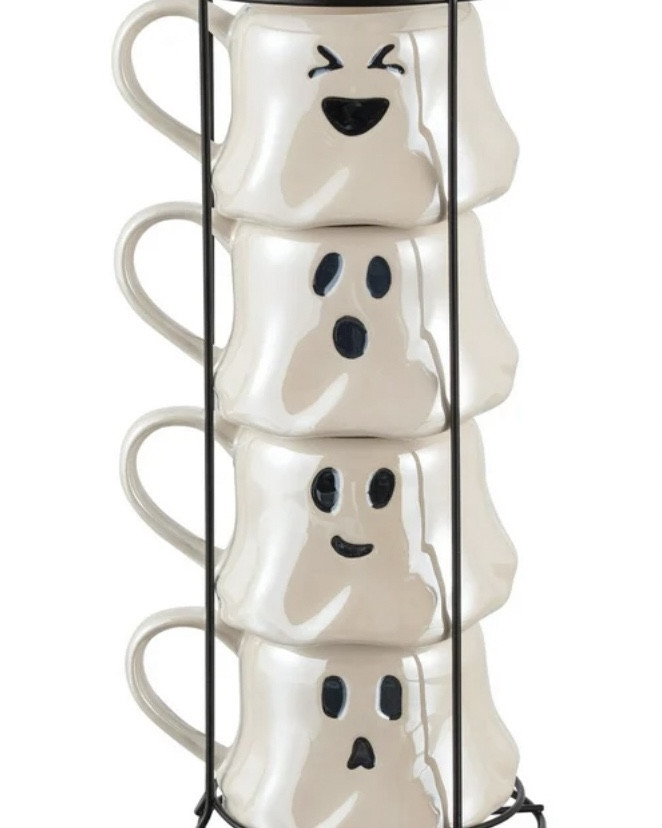 Super cute set of 4 ghost mugs! This adorable set is less than $10!!!!!!

#LTKSeasonal #LTKFamily #LTKHome