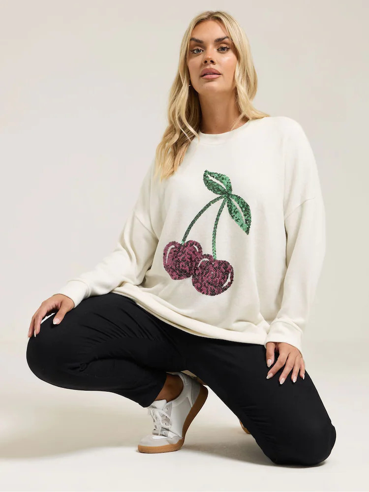 Yours Curve Cherry Jumper | Next EU