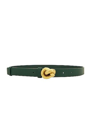 Bottega Veneta Pendant Belt in Emerald Green - Green. Size 65 (also in 70, 75). | FWRD 