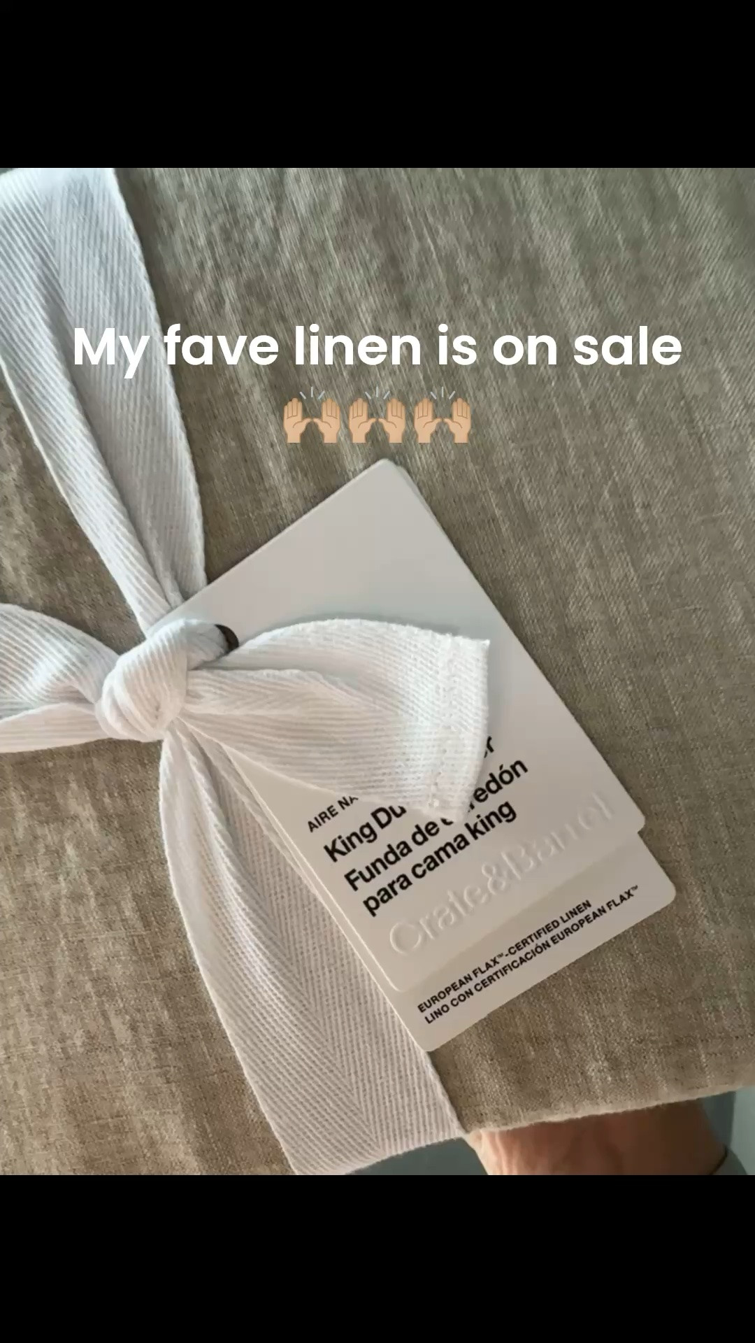 Memorial Day Sales are happening right now, so I have to share my duvet cover from #crate&barrel 🛏️ From their sheet sets to duvet covers & shams, you can’t go wrong with their European Flax linen. It’s perfect YEAR ROUND. Warm in the winter, COOL for the summer. 😎 #memorialdaysale #memorialdayweekend

#LTKHome #LTKSaleAlert