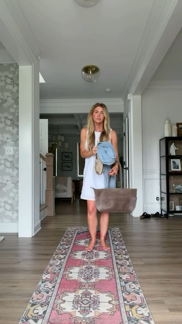 This linen dress is so versatile it can go from the pool to car pick up to travel. Runs TTS, wearing a S.

#LTKdayinmylife #LTKgrwm #LTKootd