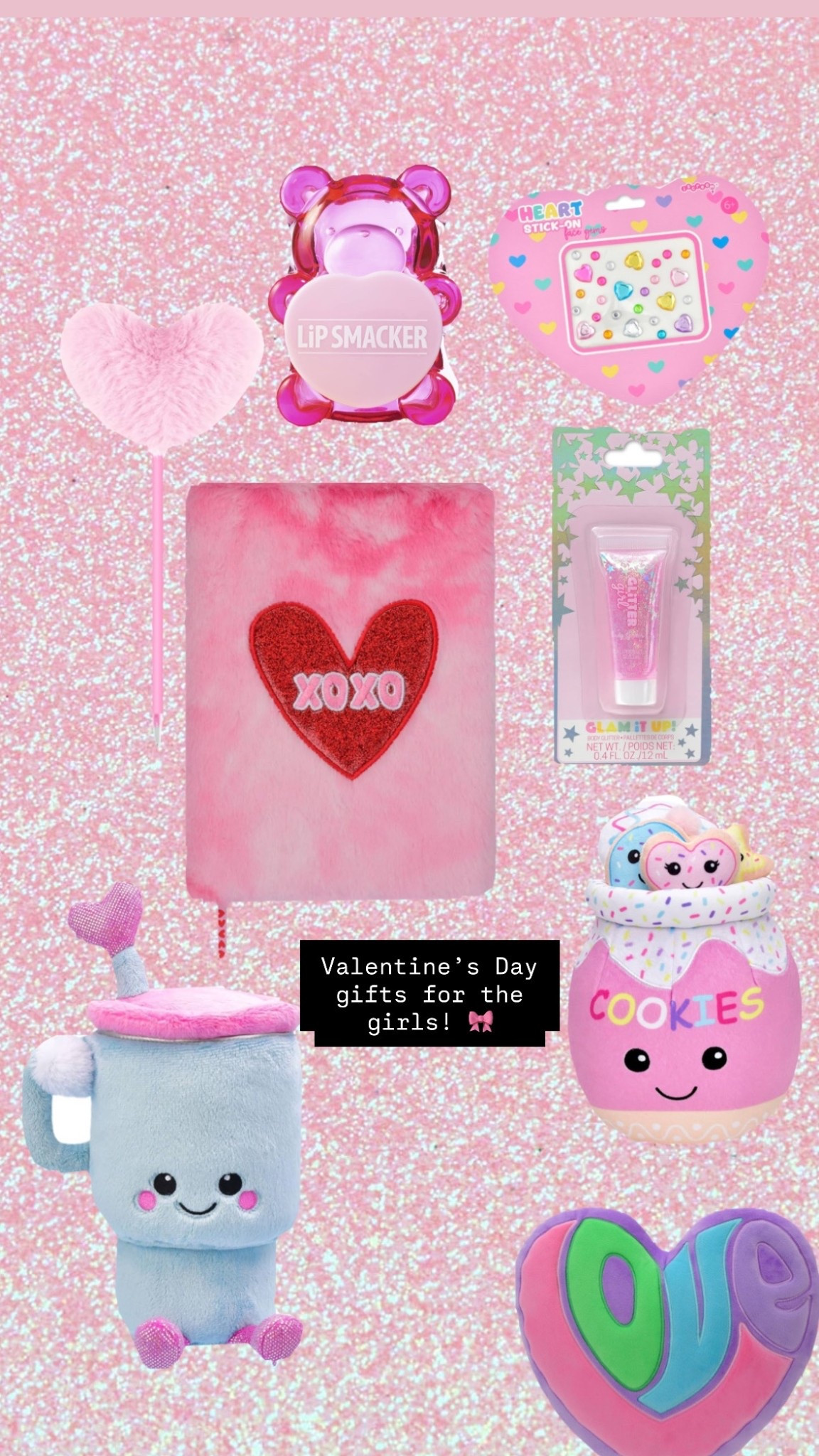 Cutest little gifts for the girls! My daughter would love all of this stuff! She has the cute little Stanley love plush! 🎀

Valentin’s day gifts 
Gift guide 

#LTKKids #LTKValentine