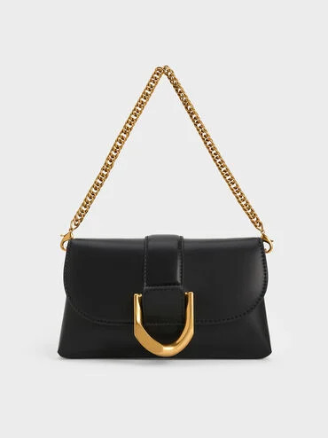 Black Gabine Crossbody Bag | CHARLES & KEITH | Charles & Keith CA
