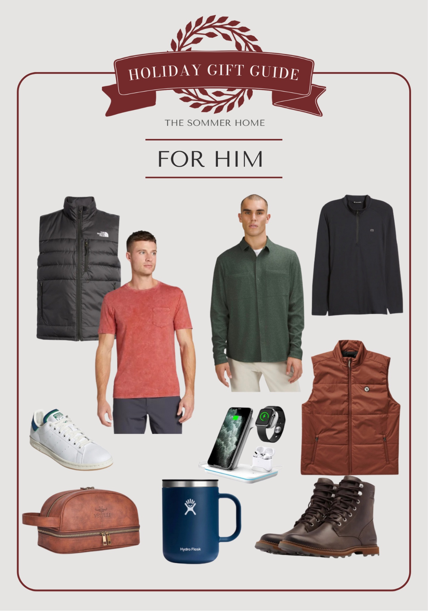 Gifts for him, gift guide, Stanley mug, The North Face, sneakers, Vuori, Lululemon, wireless charger

#LTKGiftGuide #LTKCyberweek #LTKHoliday