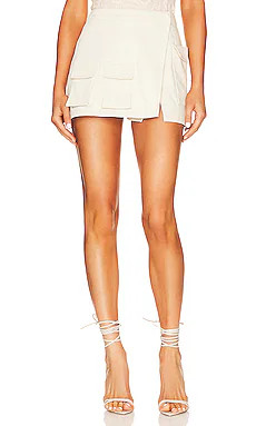 Ashlia Stretch Cotton Mini Skort
                    
                    L'Academie | Revolve Clothing (Global)