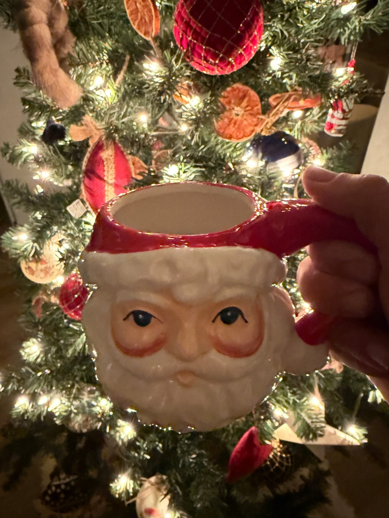Late nights or early mornings are always better with steaming cup of coffee and Santa mug 🎄🎅🏼
#anthropology 

#LTKHoliday #LTKGiftGuide #LTKSeasonal