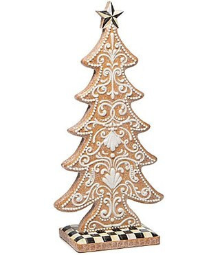 MacKenzie-Childs Holiday Collection Gingerbread Cookie Small Tree | Dillard's