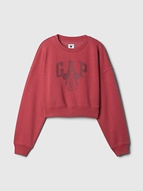 Gap × Disney Mickey Mouse Cropped Logo Sweatshirt | Gap (US)