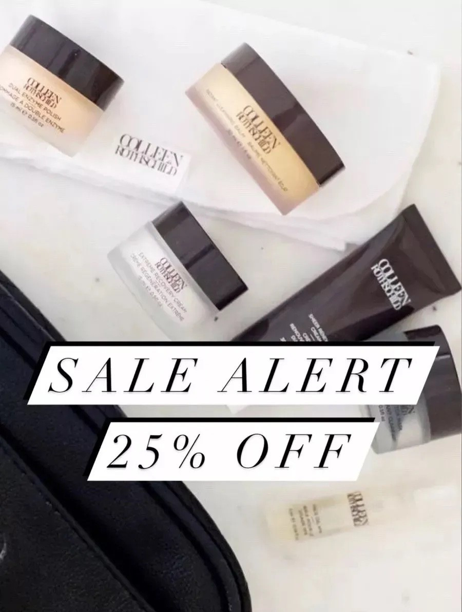 @Colleen Rothschild friends and family sale starts now!! Take 25% off or 30% off $150+