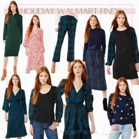 Walmart finds, holiday wear, holiday dress, Christmas plaid, Christmas dress, festive dress, Christmas sweater

#LTKunder50 #LTKSeasonal #LTKHoliday