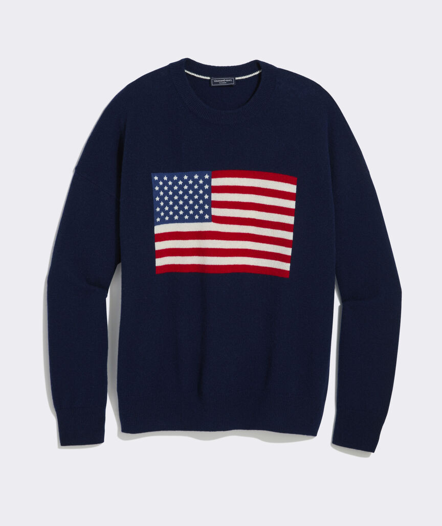 Seaspun Cashmere Americana Crewneck Sweater | vineyard vines
