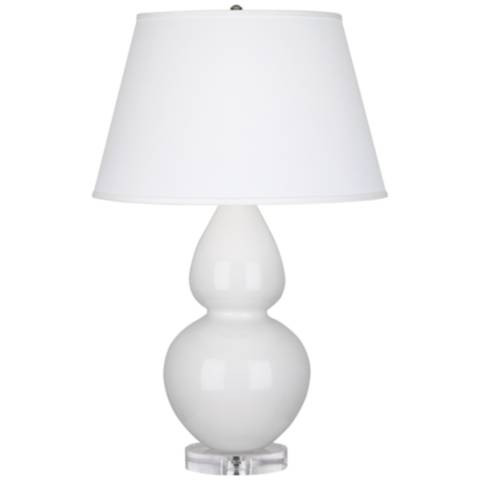 Robert Abbey Ceramic Lily Double Gourd Table Lamp - #372P3 | Lamps Plus | Lamps Plus