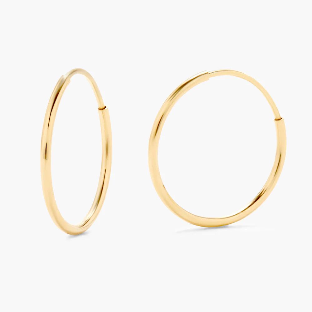 Cleo 14K Gold Hoops | Brook and York