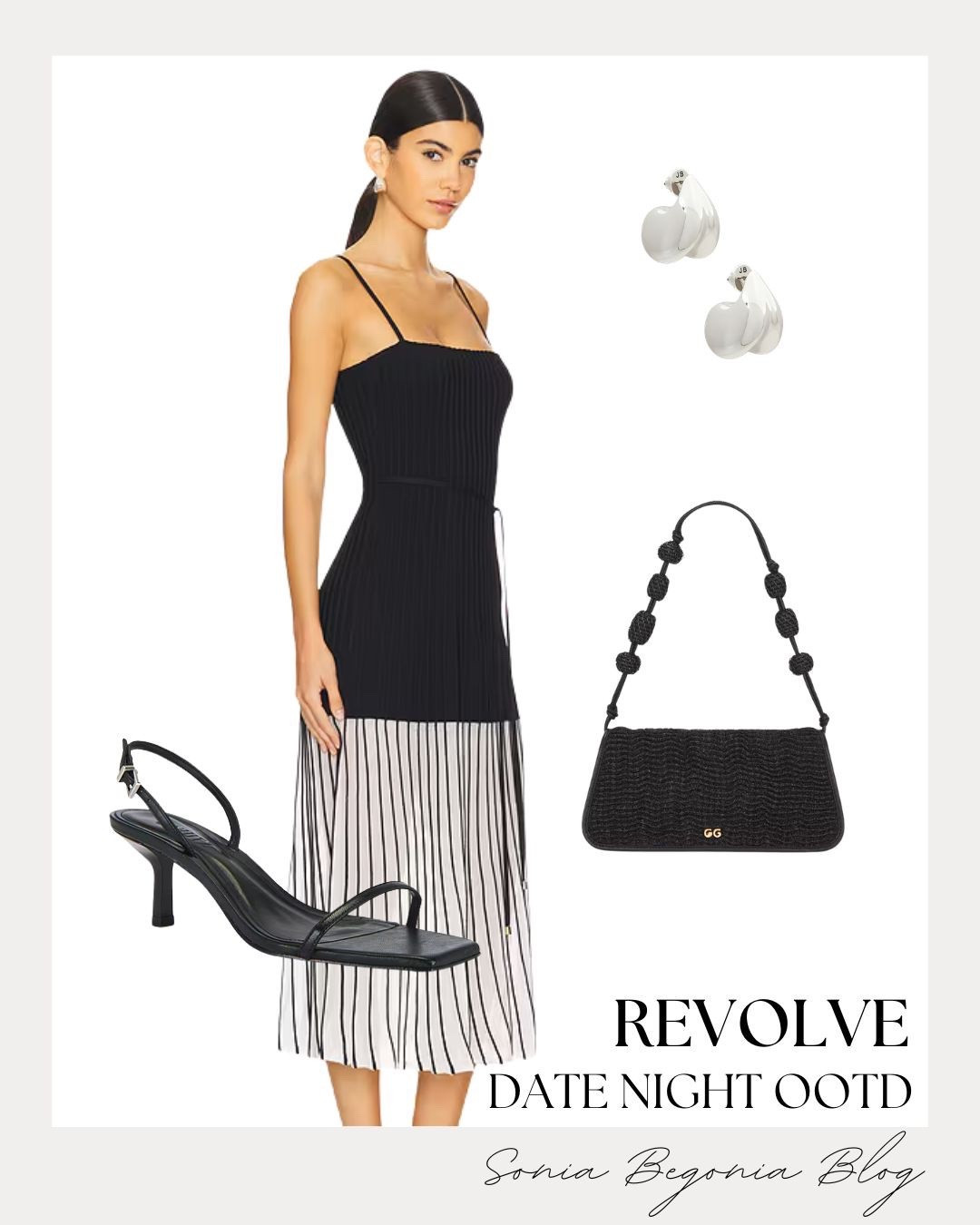 Nothing beats a classic black and white moment for date night. 🥂

I love the textured pleats on this dress; it’s sophisticated but still has that modern edge. I styled it with sculptural silver earrings and a woven shoulder bag to add some interesting detail. It’s the perfect ensemble for when I want to feel polished and confident for a night out on the town. 🖤✨

#DateNightOutfitt #RevolveStyle #LBD #ClassicStyle #NightOutLook #OOTD #FashionInspo #ChicStyle

#LTKWedding #LTKootd #LTKSeasonal