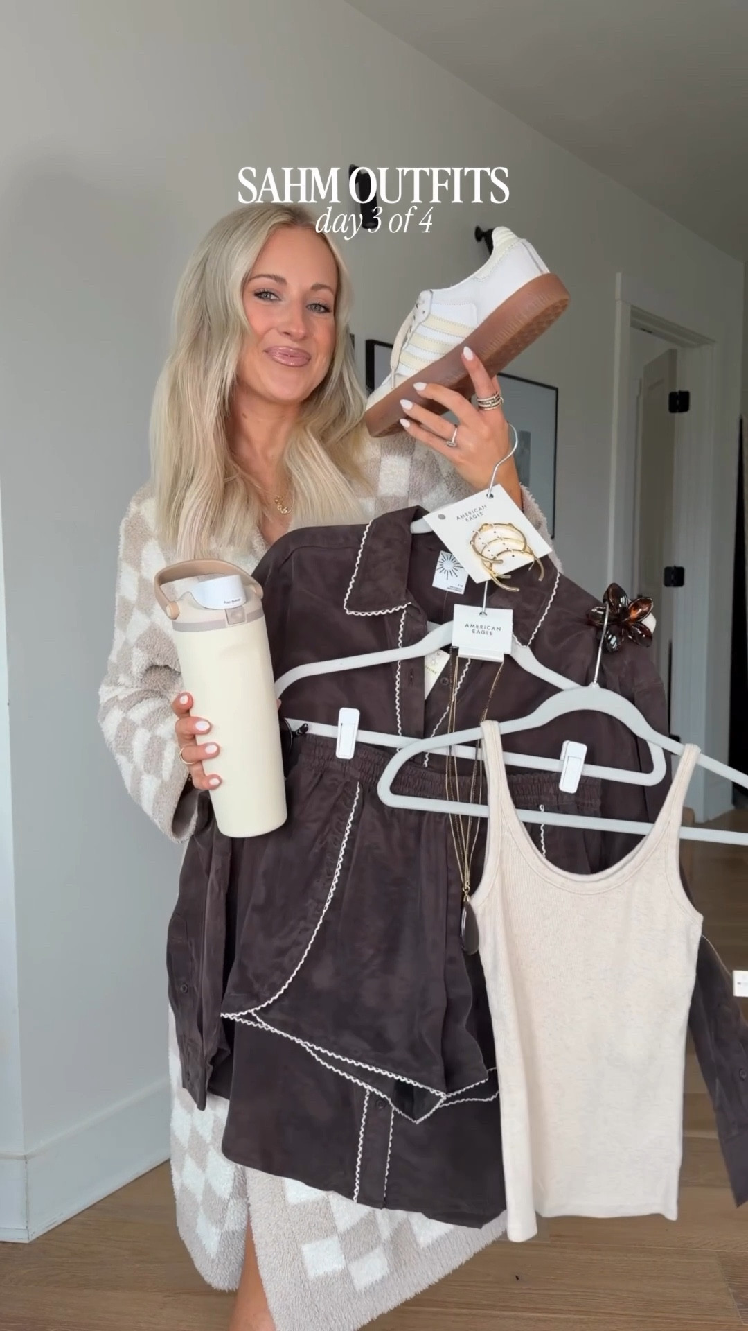 SAHM OUTFIT (day 3 of 4!) 🥥☕️ Wearing smalls in the top and bottom! 

#LTKgrwm #LTKootd #LTKmomlife