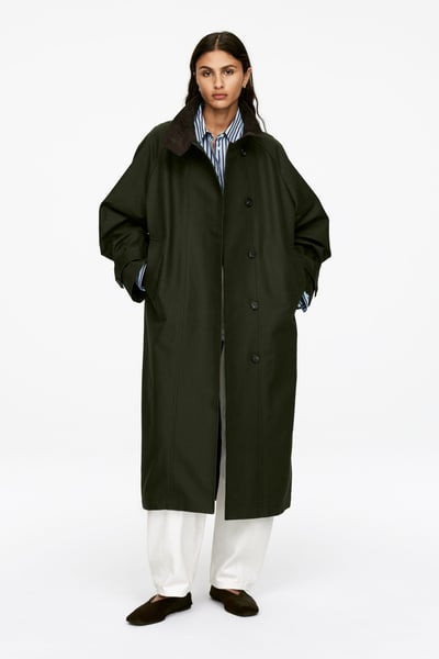 Long Cotton Coat | Arket UK