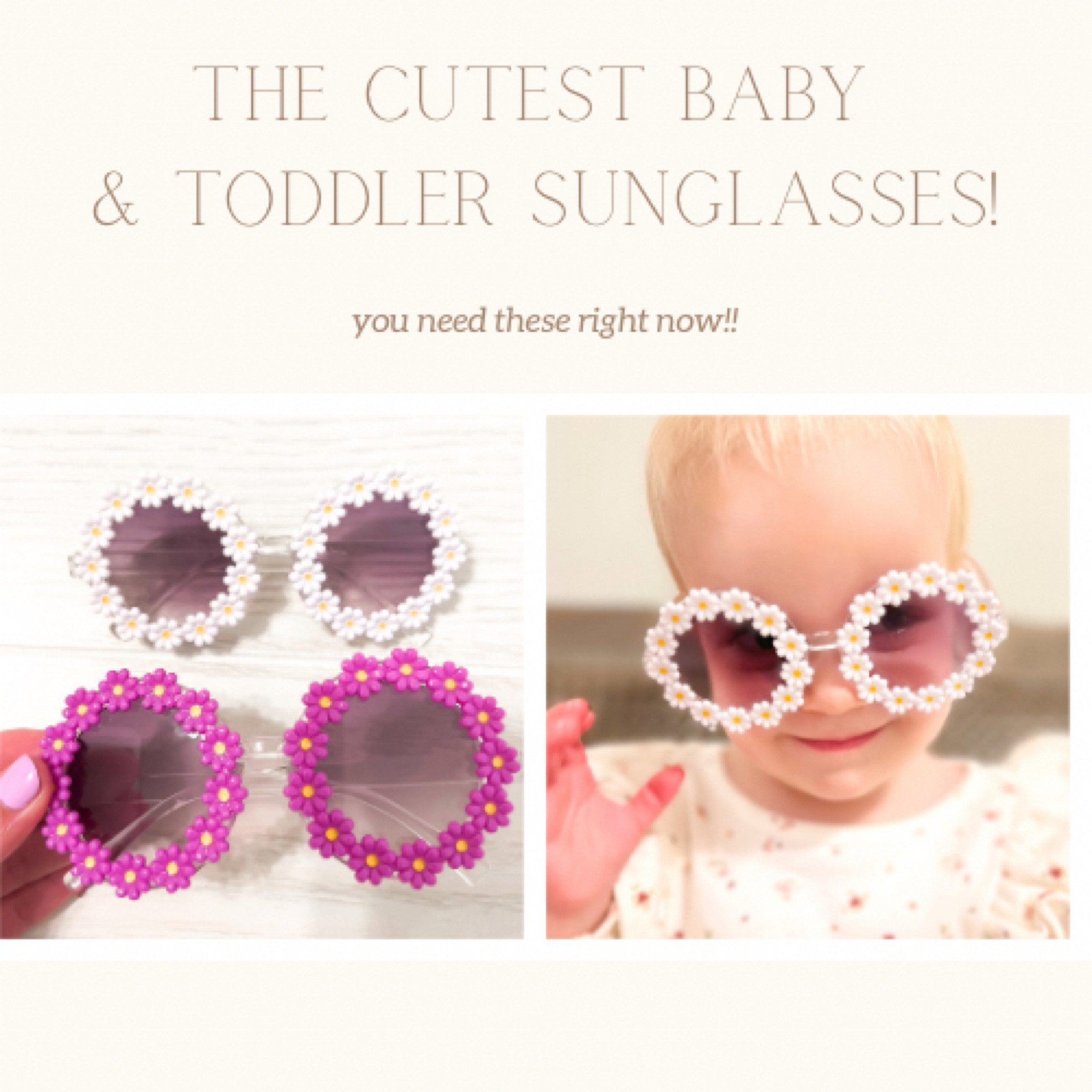 I just got these floral sunglasses for my daughter’s Easter basket and oh my, I had to share. They are so cute & actually feel sturdy enough to survive a toddler! Go grab them. You won’t be disappointed!!

#LTKkids #LTKbaby #LTKfindsunder50