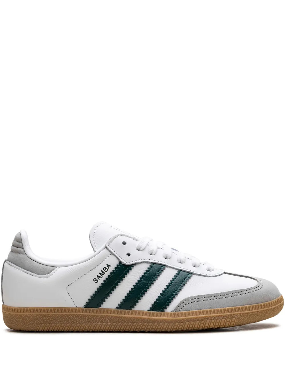 Adidas Samba OG "Cloud White/Collegiate Green/Grey Two/Gum" Sneakers | White | FARFETCH BG | Farfetch Global