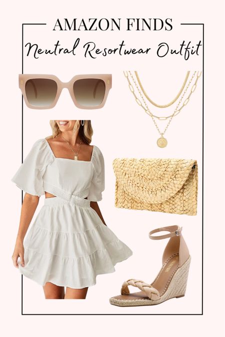 Neutral resortwear outfit from Amazon! Spring break outfit, vacation outfit 

#LTKtravel #LTKSeasonal #LTKstyletip