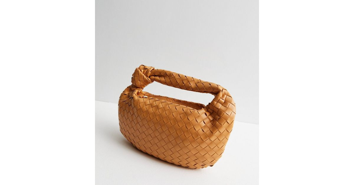 Public Desire Tan Woven Top Handle Bag
						
						Add to Saved Items
						Remove from Saved It... | New Look (UK)
