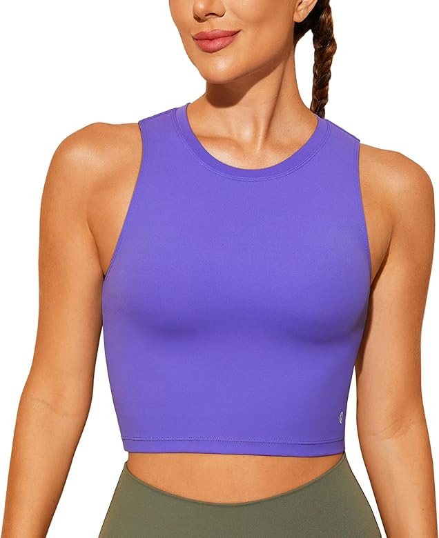 Natural Feelings Nudi Sports Bras for Women Removable Padded Yoga Tank Tops Sleeveless Fitness Wo... | Amazon (US)