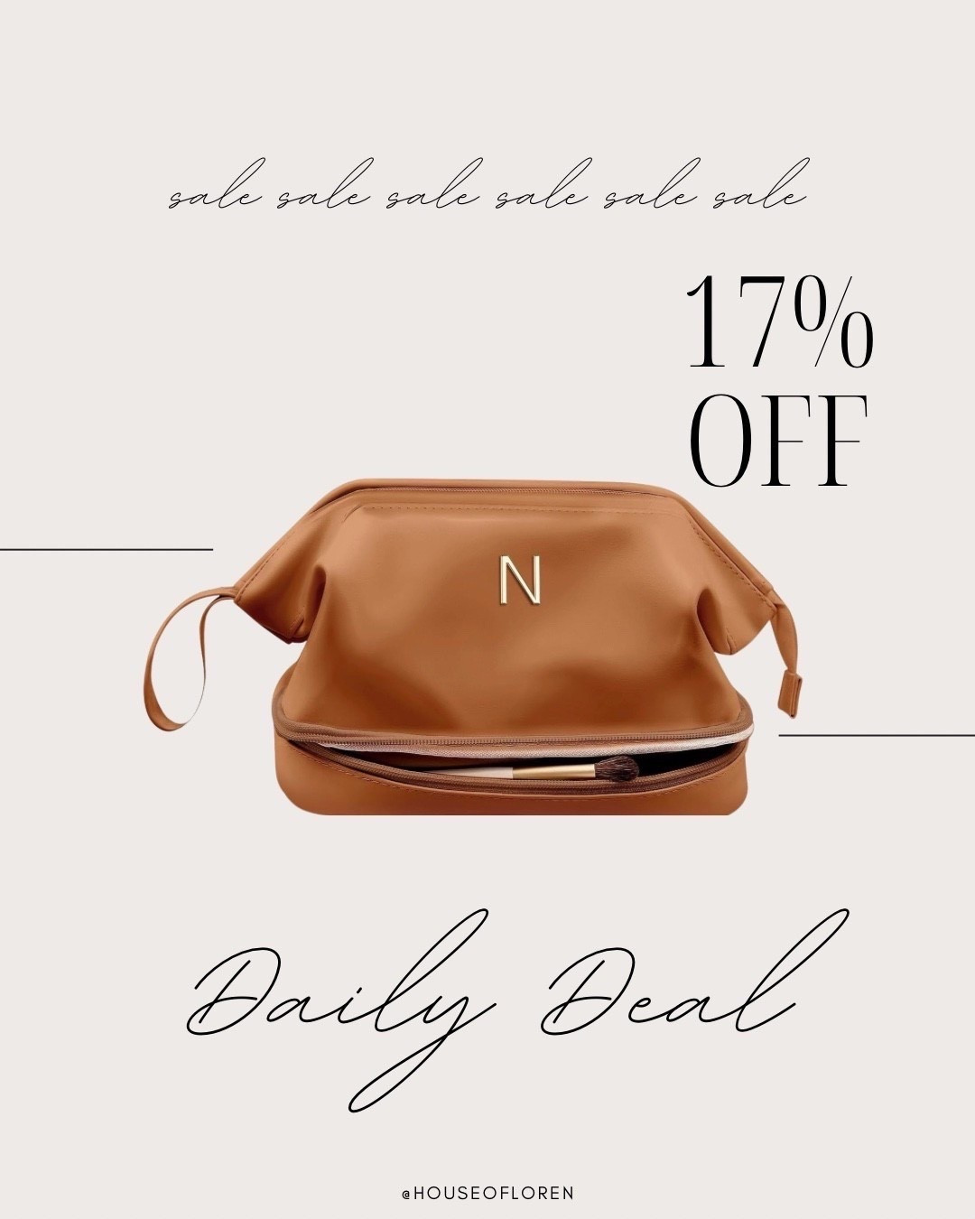 Spacious, chic, and travel-friendly ✨ This makeup bag fits all your beauty essentials and keeps everything perfectly organized. Available in 6 gorgeous colors and now 17% off on Amazon — perfect time to grab yours! 💄👜

#DailyDeal #AmazonFinds #HouseofLoren

#LTKSaleAlert #LTKBeauty #LTKFindsUnder50