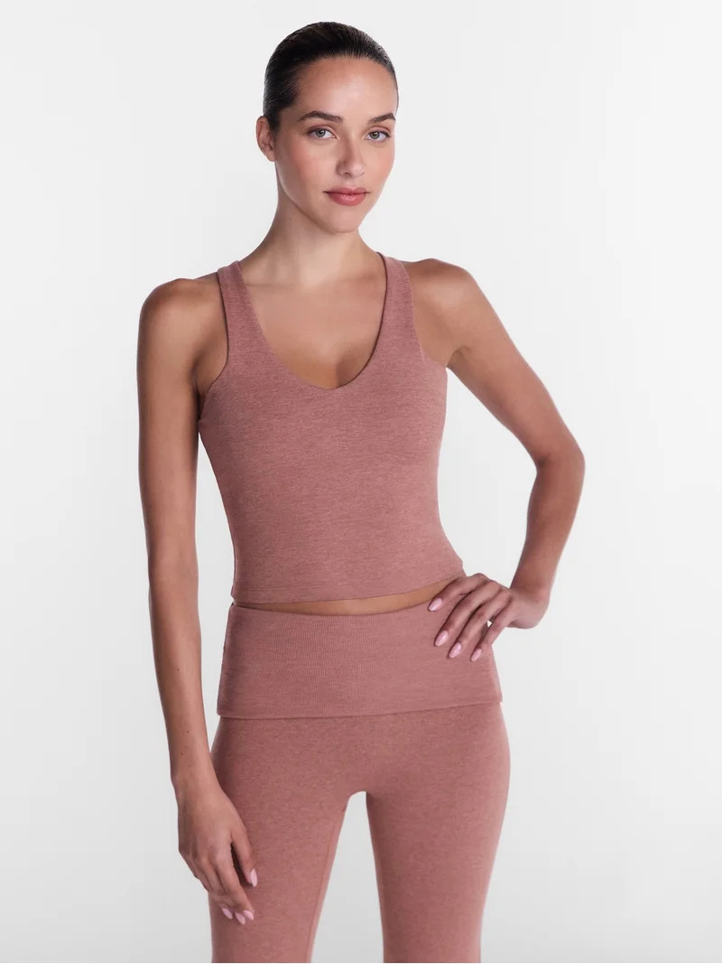 Athletic Works Women's ButterCore Bra Tank Top, Sizes XS-XXXL | Walmart (US)
