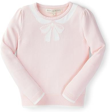 Hope & Henry Girls' Long Sleeve French Look Pullover Sweater | Amazon (US)