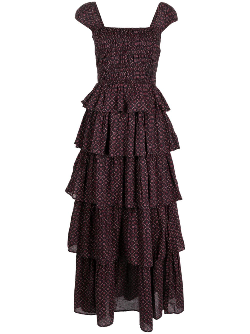 Catalina tiered cotton dress | Farfetch Global