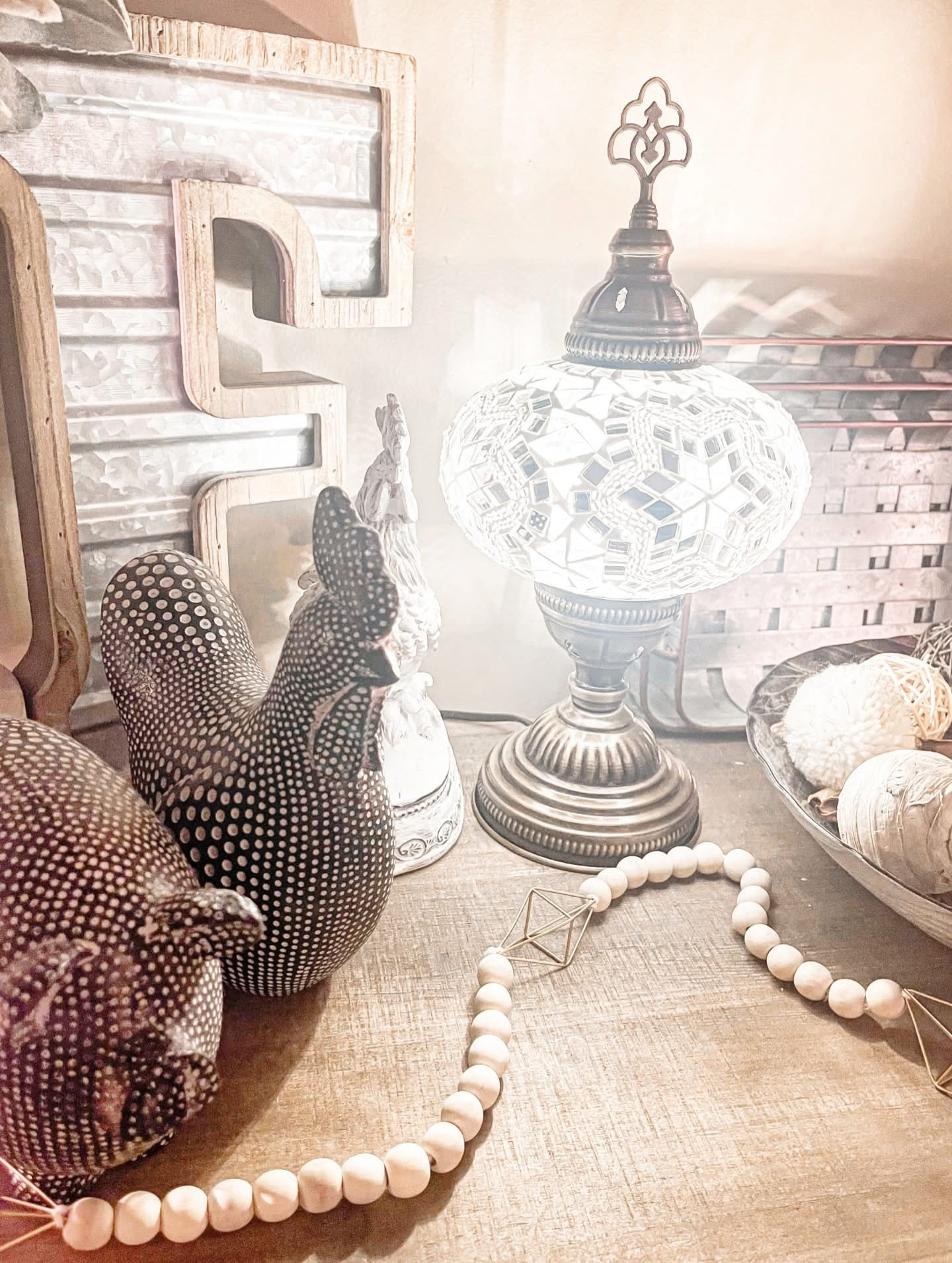 This stained glass lamp is so pretty! ✨ 🏡 ❤️ 

#LTKWedding #LTKHome #LTKFindsUnder50