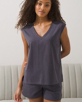 Soma Soma\u00AE Restore Aloe Knit Sleeveless Top | Soma Intimates