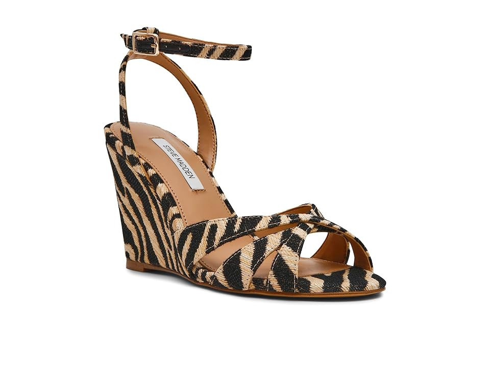 Steve Madden Harbor Women's Sandals Zebra: 7.5 M | Zappos.com