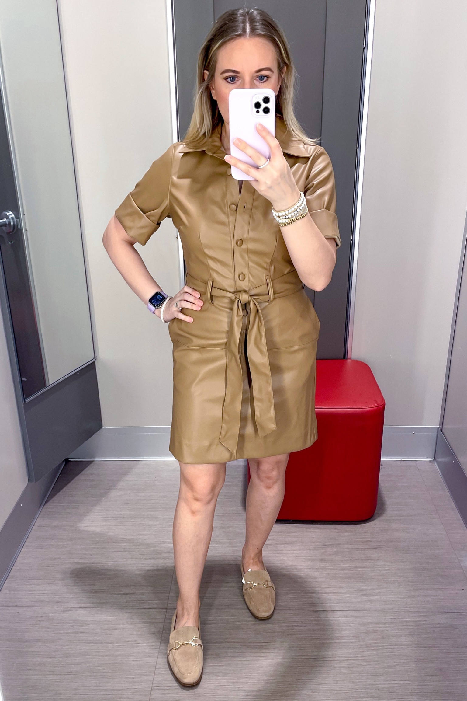 Faux leather dress/ new fall arrival at Target/ wearing Xs. 20% off all clothing, shoes and accessories. Sale ends 9/4




Women's Short Sleeve Faux Leather Shirtdress - A New Day/ fall dress/ fall outfits/ 

#LTKSeasonal #LTKover40 #LTKunder50